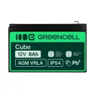 AGM VRLA maintenance-free lead-acid battery / battery 12V 8Ah AGM46 for alarms, cash registers, toys