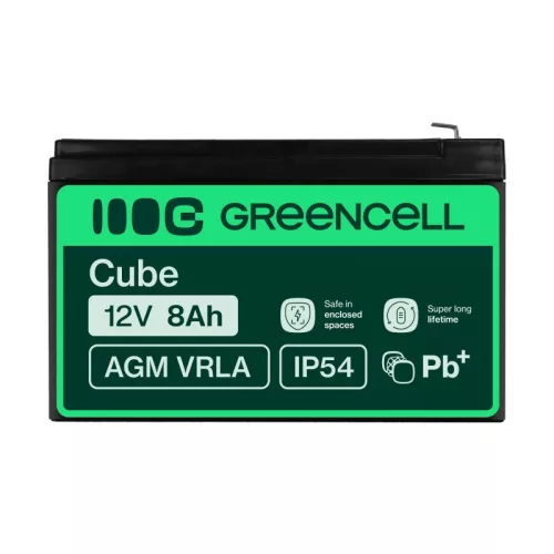 AGM VRLA maintenance-free lead-acid battery / battery 12V 8Ah AGM46 for alarms, cash registers, toys