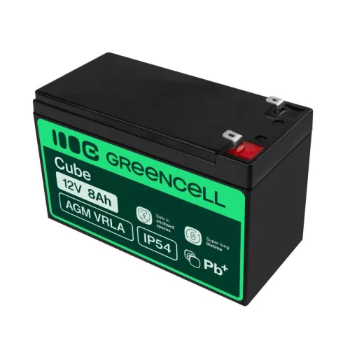 AGM VRLA maintenance-free lead-acid battery / battery 12V 8Ah AGM46 for alarms, cash registers, toys