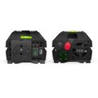 Green Cell Autós Inverter 24V-ról 230V-ra (feszültség növelő) 500W/1000W Módosított szinuszhullám USB-vel INVGC04 buszhoz, kamionhoz, teherautóhoz