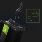 Green Cell Autós Inverter 24V-ról 230V-ra (feszültség növelő) 500W/1000W Módosított szinuszhullám USB-vel INVGC04 buszhoz, kamionhoz, teherautóhoz