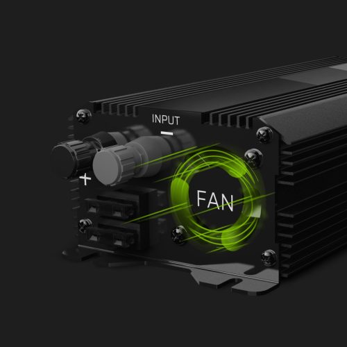 Green Cell Autós Inverter 24V-ról 230V-ra (feszültség növelő) 500W/1000W Módosított szinuszhullám USB-vel INVGC04 buszhoz, kamionhoz, teherautóhoz