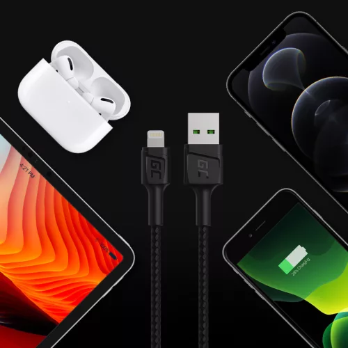 GC PowerStream USB-A - Lightning 120cm Schnellladung Apple 2.4A KABGC21