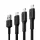 3x Kabel GC Ray USB - Lightning 30cm, 120cm, 200cm für iPhone, iPad, iPod, weiß LED, Schnellladung KABGCSET04