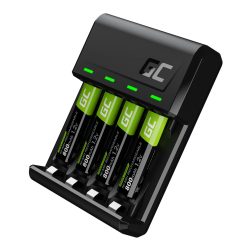   GC VitalCharger töltő és 4 x AAA akkumulátor HR03 800mAh GRSETGC02