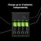GC VitalCharger charger and 2xAA 2000mAh, 2xAAA 800mAh batteries GRSETGC03