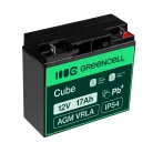 AGM VRLA wartungsfreier Bleiakku / Akku 12V 17Ah AGM51 für Boote, Scooter, Elektrofahrzeuge, Spielzeuge