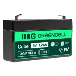   AGM VRLA maintenance-free lead-acid battery / battery 6V 1.2Ah AGM52 for alarms, cash registers, toys