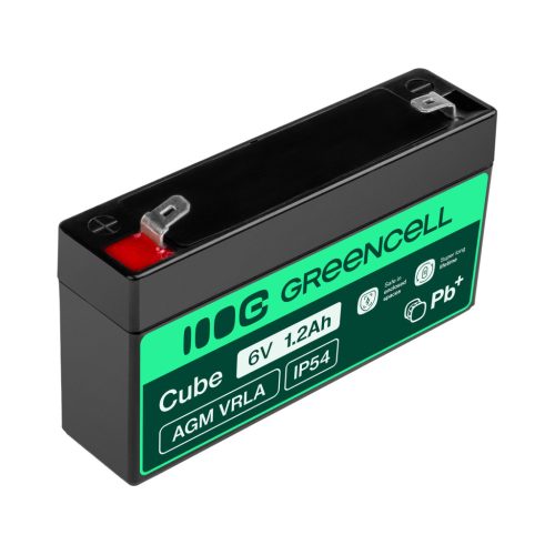 AGM VRLA wartungsfreier Bleiakku / Akku 6V 1.2Ah AGM52 für Alarmanlagen, Registrierkassen, Spielzeuge