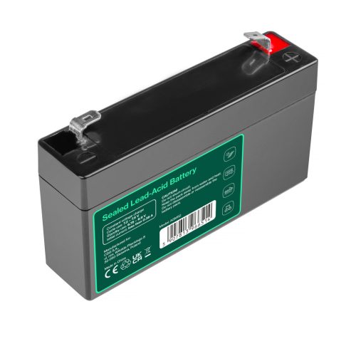 AGM VRLA wartungsfreier Bleiakku / Akku 6V 1.2Ah AGM52 für Alarmanlagen, Registrierkassen, Spielzeuge