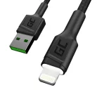 3 x GC Ray USB - Lightning 120cm Schnellladung für iPhone, iPad, iPod, weiß LED KABGCSET05
