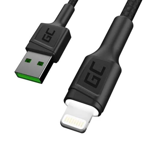 3 x GC Ray USB - Lightning 120cm gyors töltés iPhone, iPad, iPod-hoz, fehér LED KABGCSET05