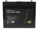 Green Cell LiFePO4 Akku 80Ah 12.8V Lithium-Eisenphosphat, photovoltaisch, für Wohnmobile, Boote CAV12