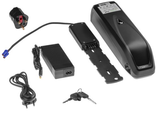 Electric bicycle battery / accu 36V 13Ah 468Wh E-Bike Pedelec Down Tube, with network charger, EBIKE71STD