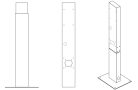 GC EV stand Wallbox for electric car charging stations EVSTND01