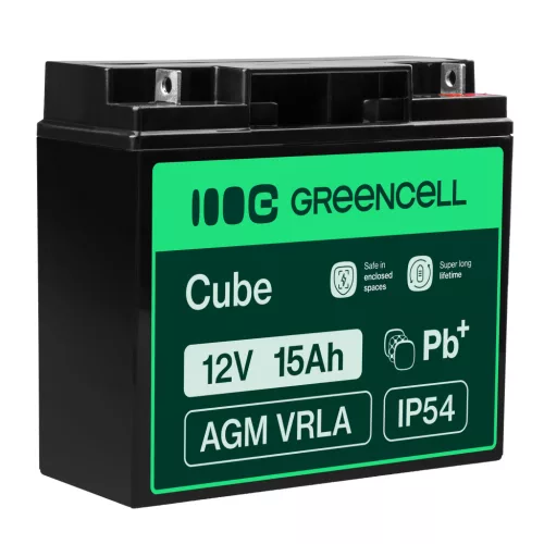 AGM VRLA maintenance-free lead-acid battery / battery 12V 15Ah AGM53 for electric vehicles, cash registers, toys