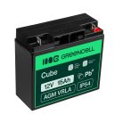 AGM VRLA wartungsfreier Bleiakku / Akku 12V 15Ah AGM53 für Elektrofahrzeuge, Registrierkassen, Spielzeuge