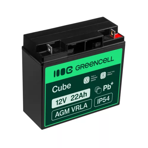 AGM VRLA wartungsfreier Bleiakku / Akku 12V 22Ah AGM54 für Boote, Scooter, Elektrofahrzeuge, Spielzeuge