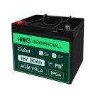 AGM VRLA wartungsfreier Bleiakku / Akku 12V 50Ah AGM56 für Boote, Scooter, Elektrofahrzeuge, Spielzeuge