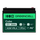 AGM VRLA wartungsfreier Bleiakku / Akku 12V 28Ah AGM55 für Boote, Scooter, Elektrofahrzeuge, Spielzeuge