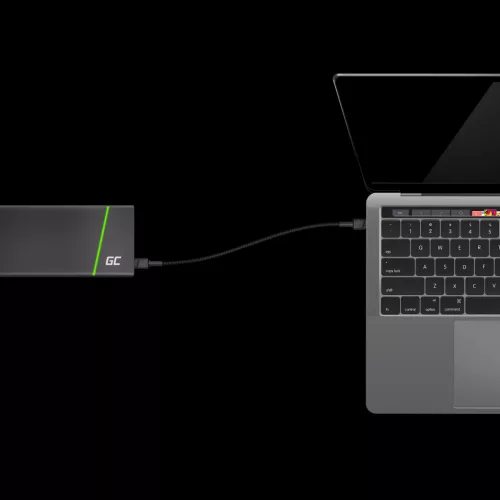 USB kábel GC PowerStream USB-C - USB-C 30cm, gyors töltés Power Delivery (60W), Ultra Charge, QC 3.0 KABGC31