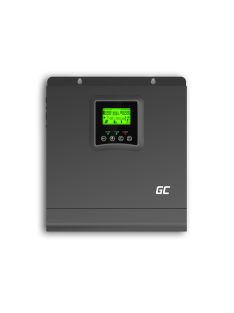   Green Cell szigetüzemű napelemes inverter beépített MPPT töltésvezérlővel 24VDC 230VAC 2000W tiszta szinuszos INVSOL03 Ingyen Beállítással
