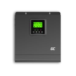   Green Cell szigetüzemű napelemes inverter beépített MPPT töltésvezérlővel 24VDC 230VAC 2000W tiszta szinuszos INVSOL03 Ingyen Beállítással