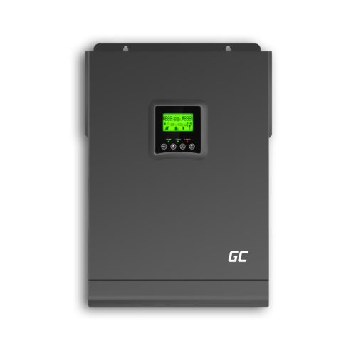 Green Cell Off-Grid Solar Inverter with Built-in MPPT Charge Controller 48VDC 230VAC 3000W Pure Sine Wave INVSOL04 Free Setup
