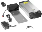 Elektromos kerékpár akkumulátor / akku Rear Rack 36V 20Ah 720Wh hálózati töltővel E-Bike Pedelec EBIKE74STD