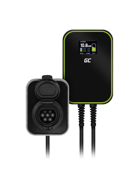 Falitöltő GC EV PowerBox 22kW hálózati töltő Type 2 kábellel tölthető elektromos autókhoz és Plug-In hybridekhez EV15