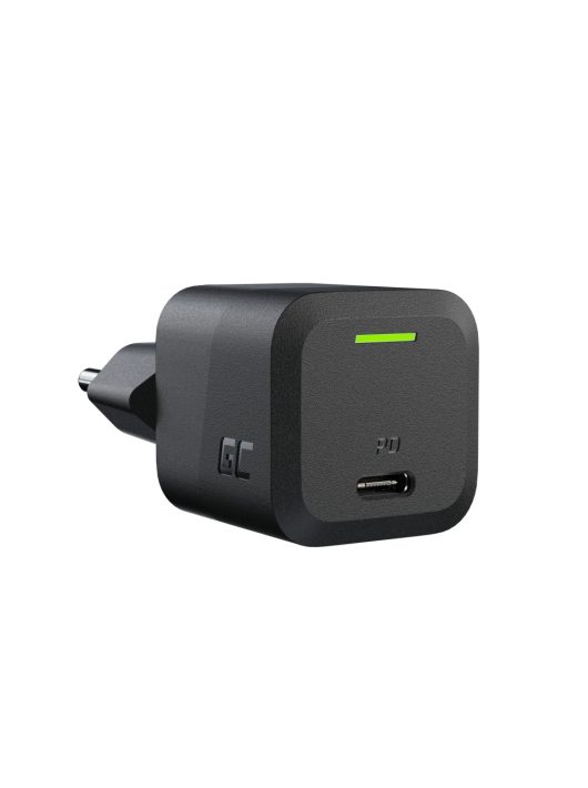 Green Cell GC PowerGaN USB-C 33 W töltő laptophoz, tablethez, telefonhoz, Macbookhoz, iPhonehoz CHARGC06