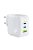 Green Cell GC PowerGaN 65 W töltő (2x USB-C tápellátás, 1x USB-A kompatibilis a Quick Charge 3.0-val) CHARGC08