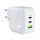 Green Cell GC PowerGaN 65 W töltő (2x USB-C tápellátás, 1x USB-A kompatibilis a Quick Charge 3.0-val) CHARGC08W
