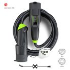 Green Cell Habu EV/Electric car charger 11 kW 7 m Type 2 to CEE 16 for PHEV cars 2 in 1 Wall charger with Green Cell app EVGC01