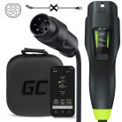 Green Cell Habu EV/Electric car charger 11 kW 7 m Type 2 to CEE 16 for PHEV cars 2 in 1 Wall charger with Green Cell app EVGC01