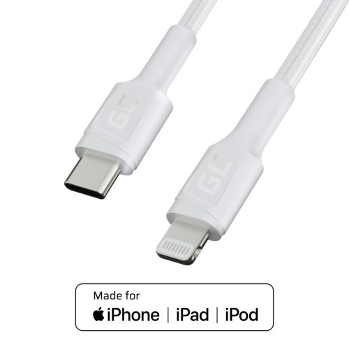 GC Power Stream USB-C - Lightning Cable 100 cm with power supply (Apple MFi Certification) KABGC07W