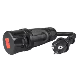   Green Cell Adapter rot 16A 400V CEE Netzstecker 5-polig für Elektroauto EVAK01