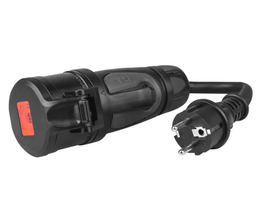 Green Cell Adapter rot 16A 400V CEE Netzstecker 5-polig für Elektroauto EVAK01