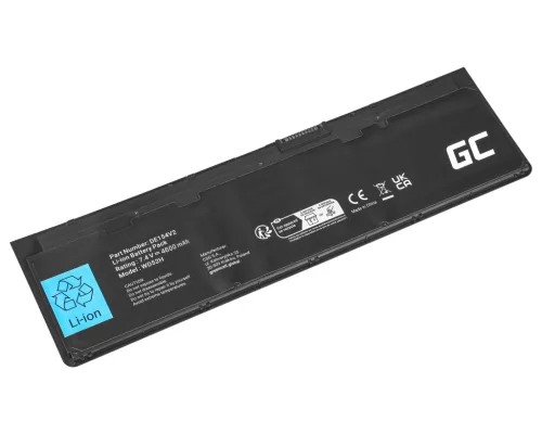 Green Cell Laptop Battery / Accu WD52H GVD76 VFV59 for Dell Latitude E7240 E7250 E7450 DE154V2