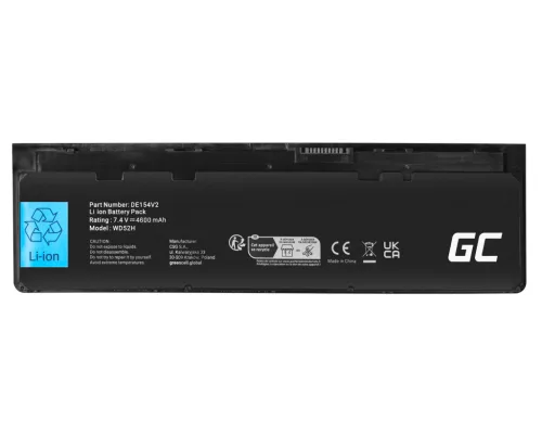 Green Cell Laptop Battery / Accu WD52H GVD76 VFV59 for Dell Latitude E7240 E7250 E7450 DE154V2