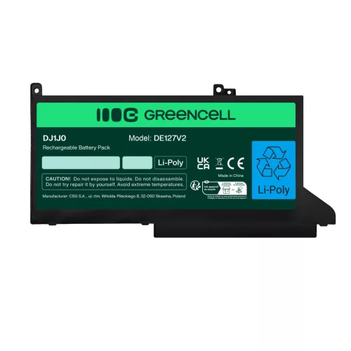 Laptop battery / accu DJ1J0 Dell Latitude 7280 7290 7380 7390 7480 7490 DE127V2