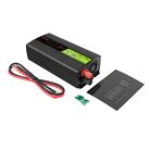 Green Cell Autós Inverter 12V-ról 230V-ra (feszültség növelő) 500W/1000W Tiszta szinuszhullám INVGC12P500LCD személyautóhoz, lakóautóhoz, lakókocsihoz