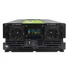 Greencell Autós Inverter 12V-ról 230V-ra (feszültség növelő) 2000W/4000W Tiszta szinuszhullám INVGC12P2000LCD személyautóhoz, lakóautóhoz, lakókocsihoz