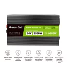 Green Cell Car Inverter 24V to 230V (voltage booster) 3000W/6000W Pure Sine Wave INVGC24P3000LCD for trucks, buses, motorhomes, caravans