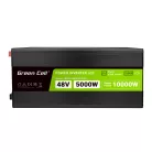Green Cell Inverter 48V auf 230V (Spannungswandler) 5000W/10000W Reine Sinuswelle INVGC48P5000LCD für Solarsysteme