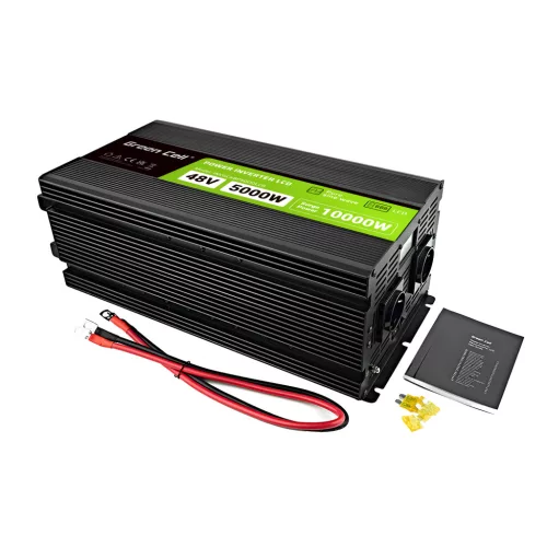 Green Cell Inverter 48V auf 230V (Spannungswandler) 5000W/10000W Reine Sinuswelle INVGC48P5000LCD für Solarsysteme