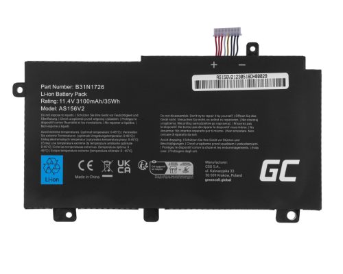 Laptop battery / accu B31N1726 Asus TUF Gaming FX504 FX504G FX505 FX505D FX505G A15 FA506 A17 FA706 AS156V2