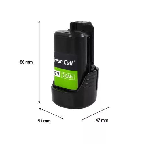 Hand tool battery / battery 1600A00X79 Bosch GBA 12V 3Ah 12 V PTBO12V3