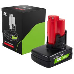   Kéziszerszám akkumulátor / akku Milwaukee M12 12V 6Ah M12 B6 4932451395 PTML12V6