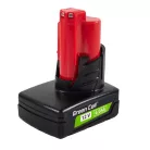 Hand Tool Battery / Accumulator for Milwaukee M12 12V 6Ah M12 B6 4932451395 PTML12V6